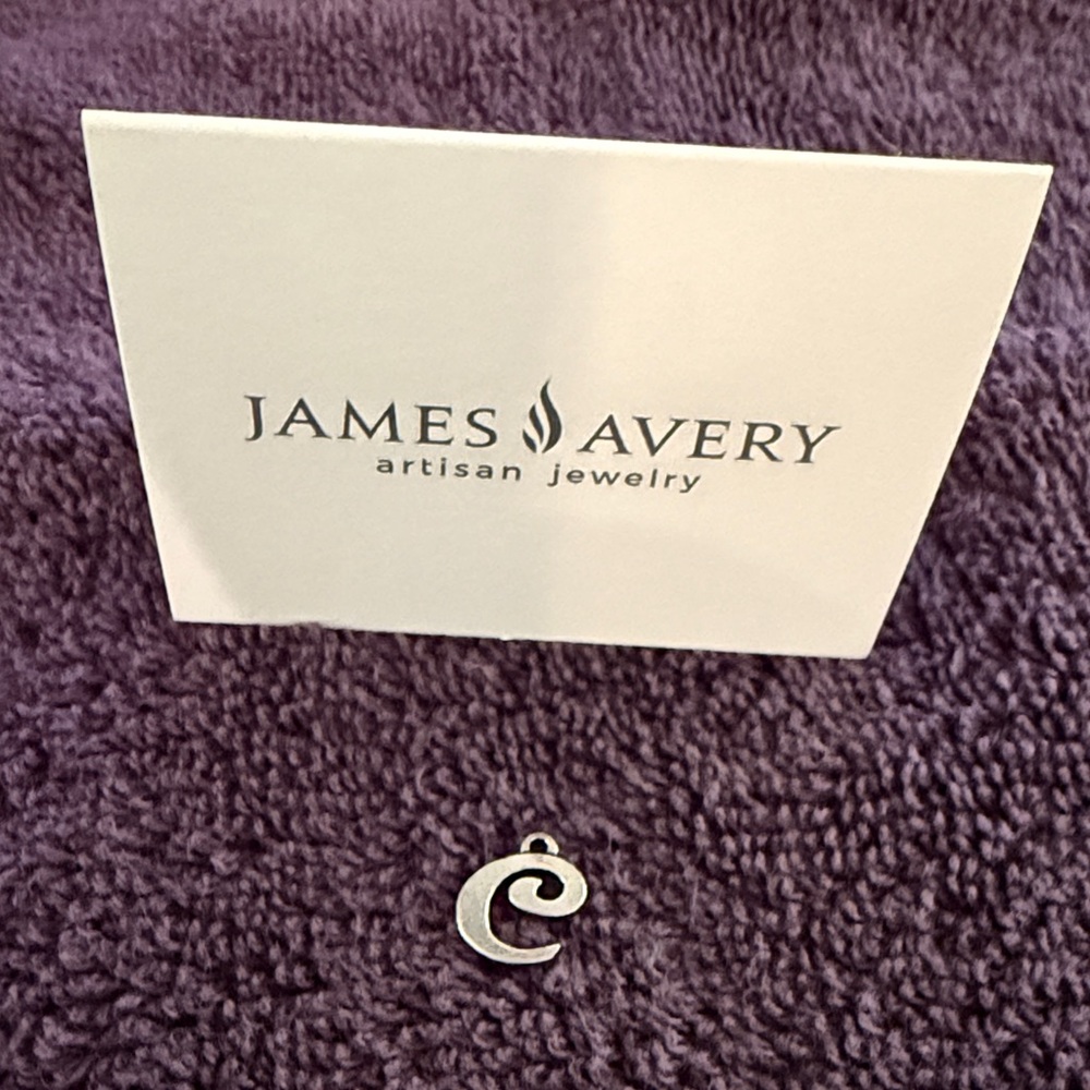 James Avery Silver Initial “C” Charm